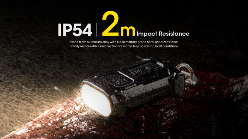 Nitecore TINI 3 – 600 Lumens Compact EDC Flashlight with 90-Meter Beam Distance