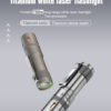 VastLite BOW Titanium LEP Flashlight – 280 Lumens, 750 Meter Beam Distance