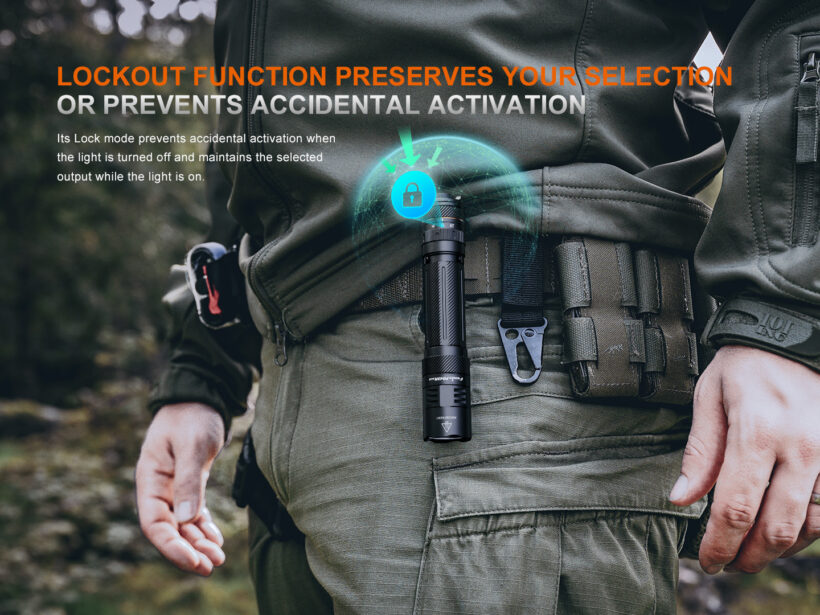 Fenix PD45R ACE – 3200 Lumens Tactical Flashlight with 410 Meter Beam Distance