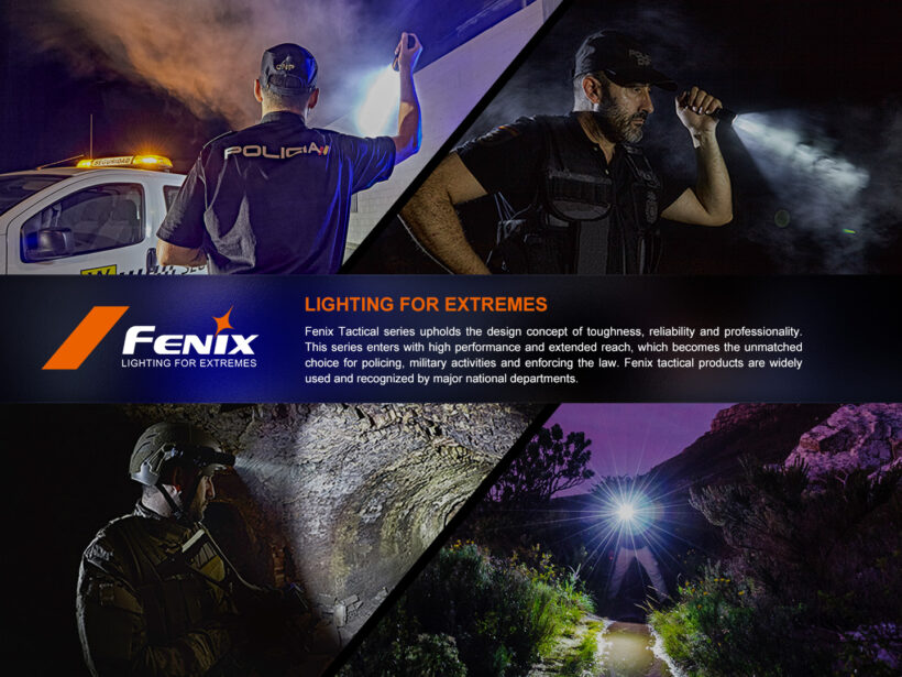 Fenix PD45R ACE – 3200 Lumens Tactical Flashlight with 410 Meter Beam Distance