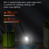 Lumintop F01 Mini Triple-Beam 1200 Lumen 182 Meter Beam Distance EDC