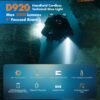 OrcaTorch D920 – 5000 Lumens Dive Light with 424-Meter Beam Distance and 150m Depth Rating