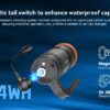 OrcaTorch D920 – 5000 Lumens Dive Light with 424-Meter Beam Distance and 150m Depth Rating