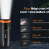 OrcaTorch D920 – 5000 Lumens Dive Light with 424-Meter Beam Distance and 150m Depth Rating
