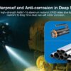 OrcaTorch D920 – 5000 Lumens Dive Light with 424-Meter Beam Distance and 150m Depth Rating