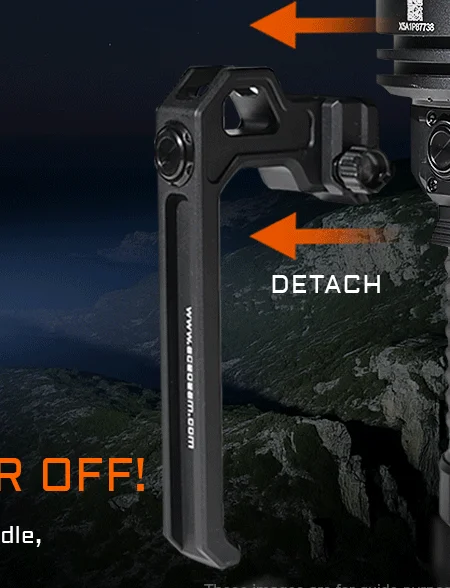 Acebeam X25 – 22,000 Lumens 1505 Meter Beam Distance Ultra-Long Range Flashlight