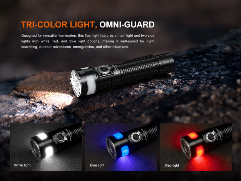 Fenix LD35R – 1800 Lumens 337 Meter Beam Distance with Triple Light Sources