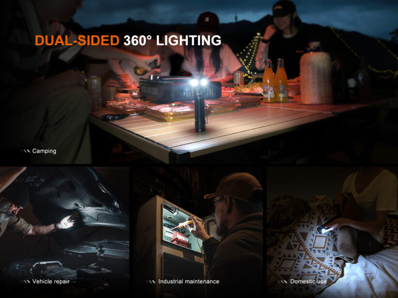 Fenix LD35R – 1800 Lumens 337 Meter Beam Distance with Triple Light Sources