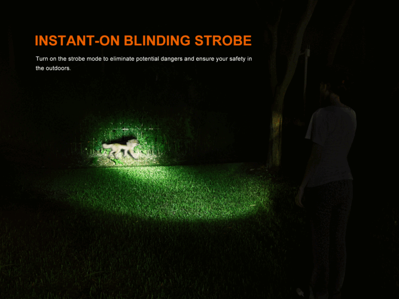 Fenix LD35R – 1800 Lumens 337 Meter Beam Distance with Triple Light Sources