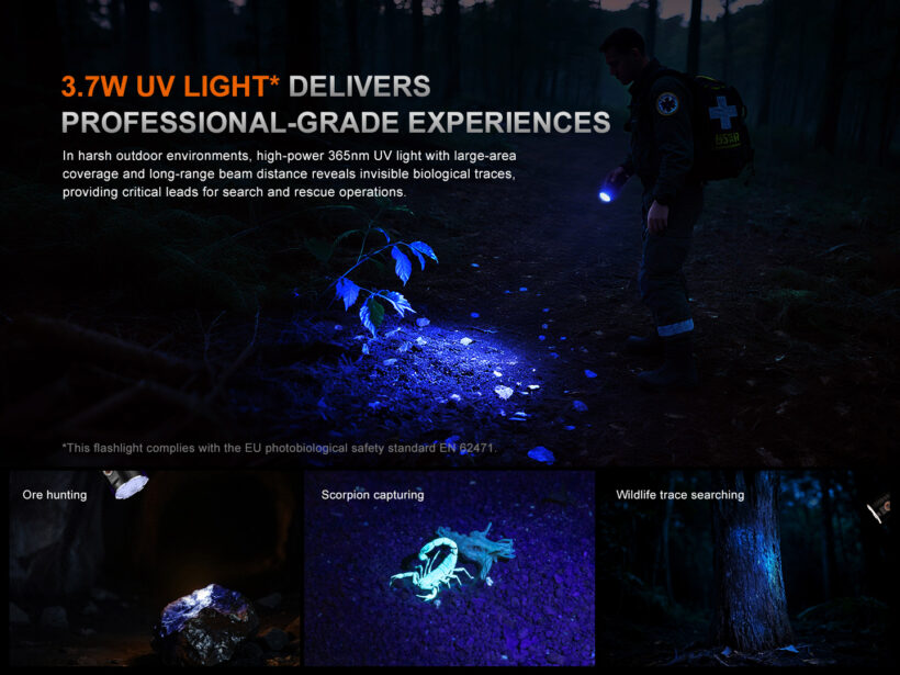 Fenix LR35R PRO – 10,000 Lumens 500 Meter Beam Distance Rechargeable Flashlight