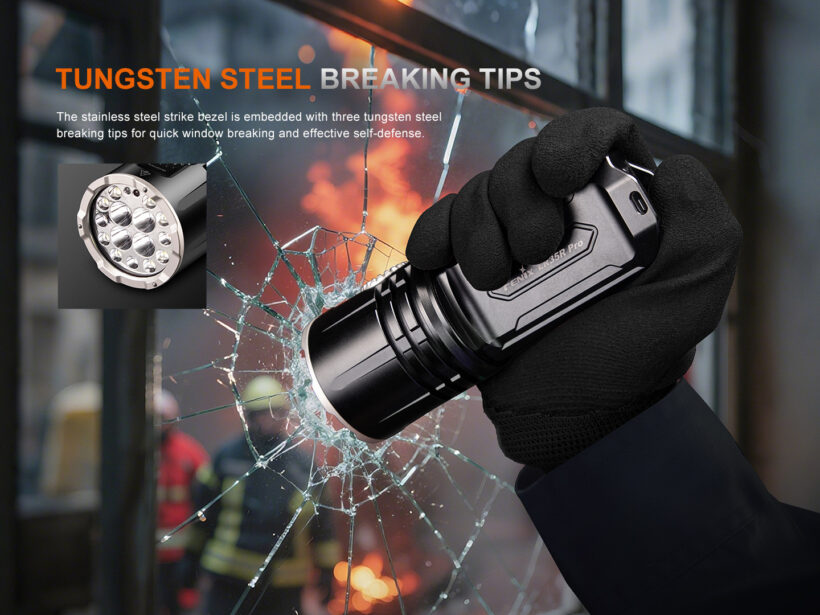 Fenix LR35R PRO – 10,000 Lumens 500 Meter Beam Distance Rechargeable Flashlight