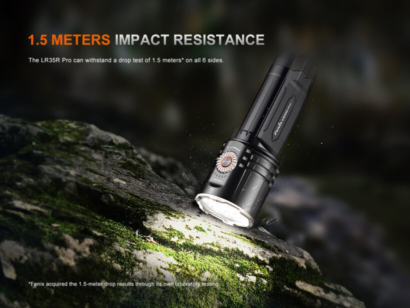 Fenix LR35R PRO – 10,000 Lumens 500 Meter Beam Distance Rechargeable Flashlight
