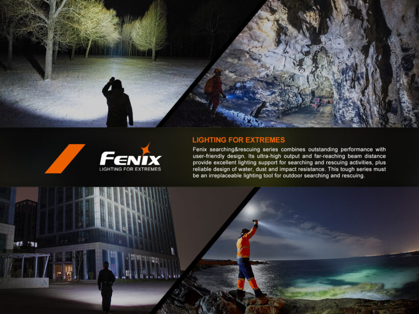 Fenix LR35R PRO – 10,000 Lumens 500 Meter Beam Distance Rechargeable Flashlight