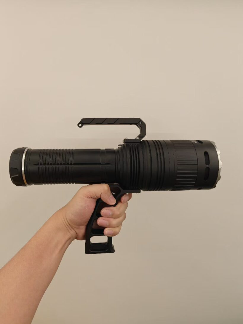 NlightD X1 LEP Flashlight – 7000 Lumens 5786 Meter Beam Distance Search and Rescue Light