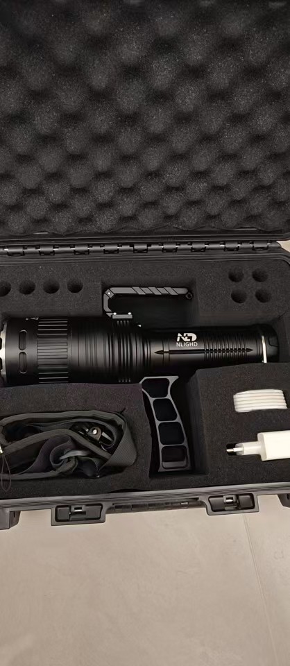 NlightD X1 LEP Flashlight – 7000 Lumens 5786 Meter Beam Distance Search and Rescue Light