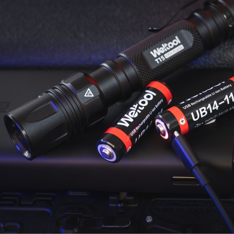 Weltool T15 1100 Lumens 417 Meter Beam Distance Tactical Pen Light