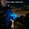 RovyVon Angel Eyes E60 Flat Palm-Sized EDC Flashlight – 1500 Lumens, White/UV/Green (Black)