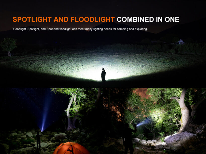 Fenix CP50R 5500 Lumens 450 Meter Beam Distance Camp Light