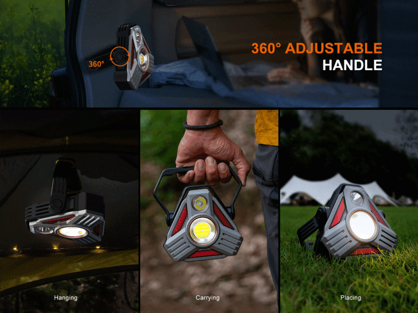 Fenix CP50R 5500 Lumens 450 Meter Beam Distance Camp Light