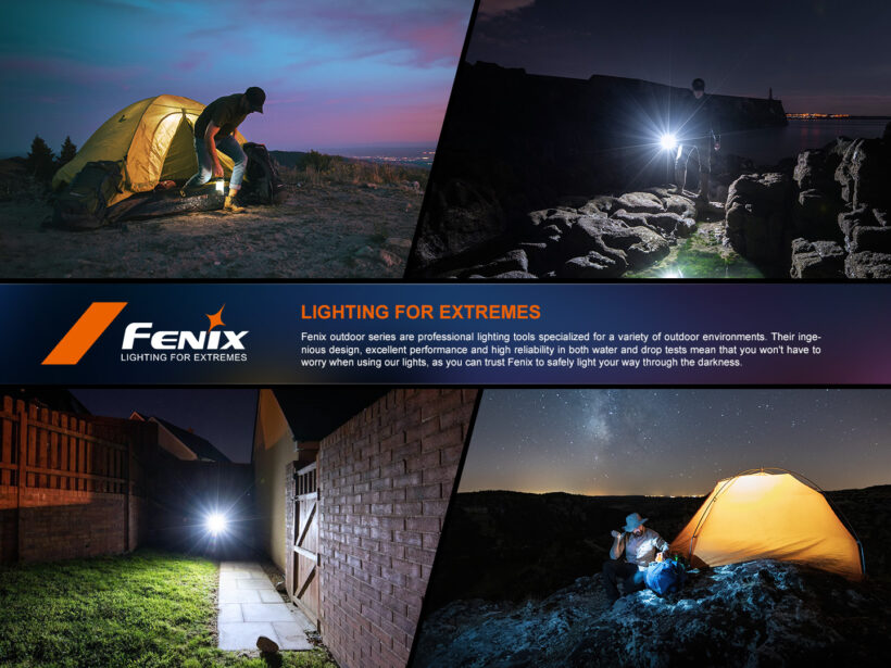 Fenix CP50R 5500 Lumens 450 Meter Beam Distance Camp Light