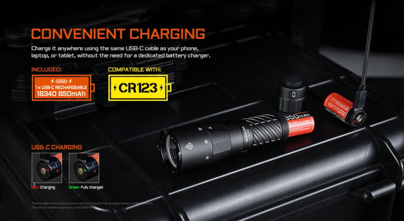 AceBeam W20 – LEP Tactical Flashlight | 600 Lumens | 1100m Beam | USB-C Rechargeable AceBeam W20 – LEP Tactical Flashlight | 600 Lumens | 1100m Beam | USB-C Rechargeable