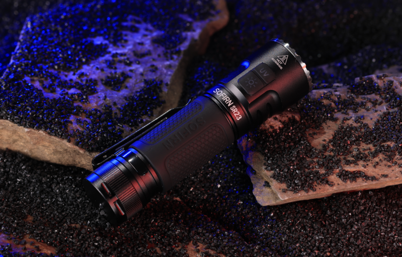 Sofirn SR23 3300 Lumens 200 Meter Beam Distance with UV