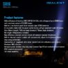 Imalent SR16 – 55,000 Lumen Searchlight | 1715m Throw | 16 × XHP50.3 HI LEDs