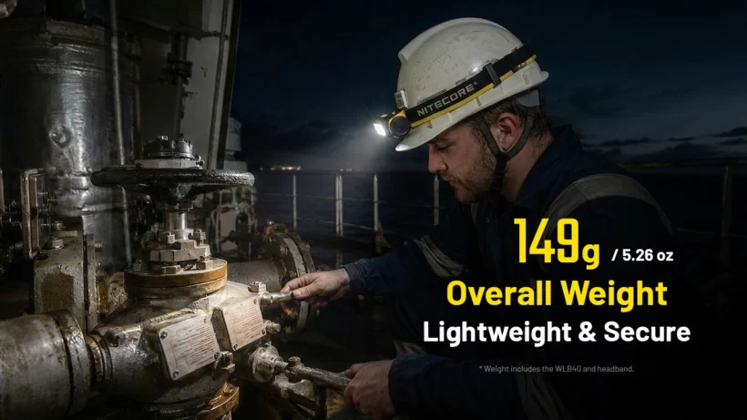 Nitecore NWH20 – 600 Lumen E-Focus Work Headlamp | Spot to Flood | Hard Hat Clips Nitecore NWH20 – 600 Lumen E-Focus Work Headlamp | Spot to Flood | Hard Hat Clips